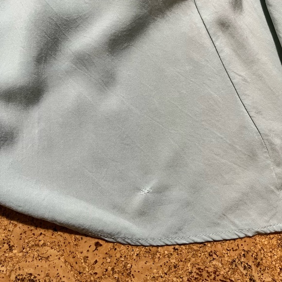 Torrid Mint Blue Challis Sharkbite Skater Smocked Dress Sz 1X - Picture 16 of 16